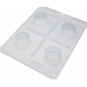 FORMA SILICONE MINI PÃO DE MEL CONJUNTO 3 PARES