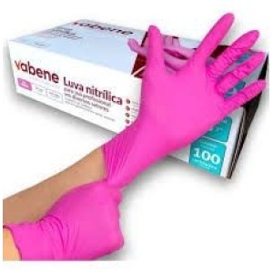 LUVA NITRÍLICA SEM PÓ - 100 UNIDADES