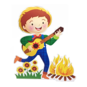 ENFEITE 3D DECORATIVO JUNINO UNID