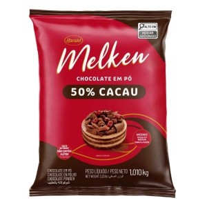CHOCOLATE EM PÓ 50% CACAU MELKEN 1.010 KILO