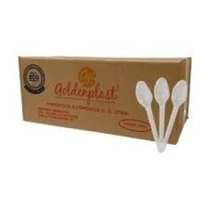 CAIXA COLHER PARA SOBREMESA ( BRANCA) C/1000 UNIDADES (20X50)