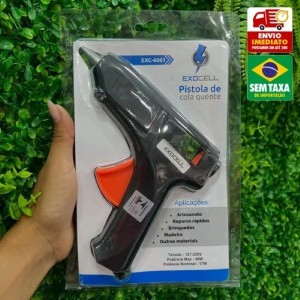 PISTOLA DE COLA QUENTE BIVOLT 17W – UNIDADE