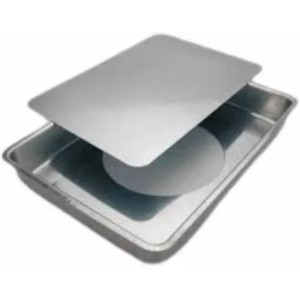 FORMA DE ALUMÍNIO PARA PÃO DE LÓ COM FUNDO FALSO – UNIDADE