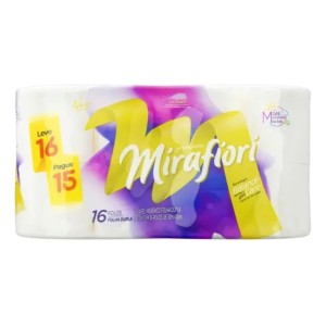 PAPEL HIG MIRAFIORI 16 ROLOS C/ 30 METROS