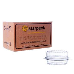 CAIXA DOCE REDONDO ARTICULADO (220ML) COM 300 UNIDADES
