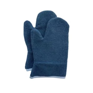 LUVA TÉRMICA GRAFATEX REFORÇO DUPLO AZUL 35 CM ATÉ 300 GRAUS