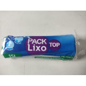 ROLINHO DE SACO DE LIXO COM CAPACIDADE DE 15 LITROS 39X25 CM