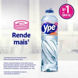 DETERGENTE LOUÇA YPÊ CLEAR 500 ML UNID